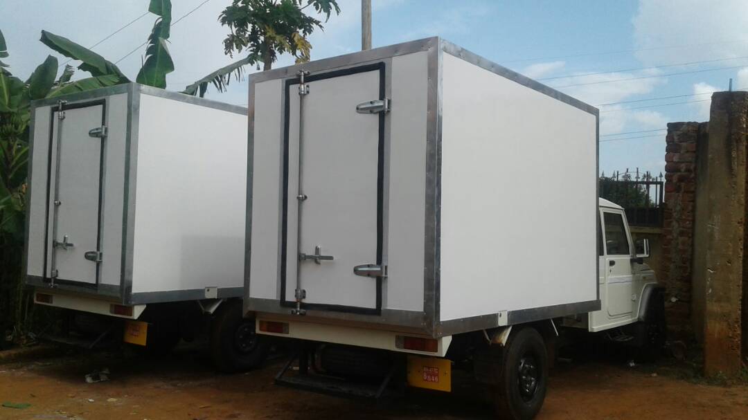 Refrigerated and Insulated Fibreglass Truck Body Building in Kampala - Uganda - uelresins.com