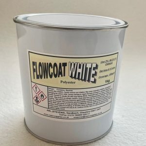 Buy polyester Flowcoat resin with Catalyst included at the best prices at UEL RESINS & FIBERGLASS LTD and get delivery in Kampala and other towns in Uganda.  Polyester Flowcoat, thixotropic, pre-accelerated, available in clear (pigment to your desired colour) or ready coloured white, Flowcoat is applied after laminations to give a smooth tack free finish.